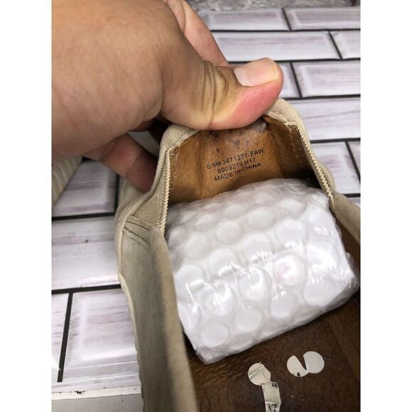 Frye Faw Beige Suede Leather Slip On Casual Comfort Shoes Women Sz 8.5M US/39EU - Picture 8 of 16